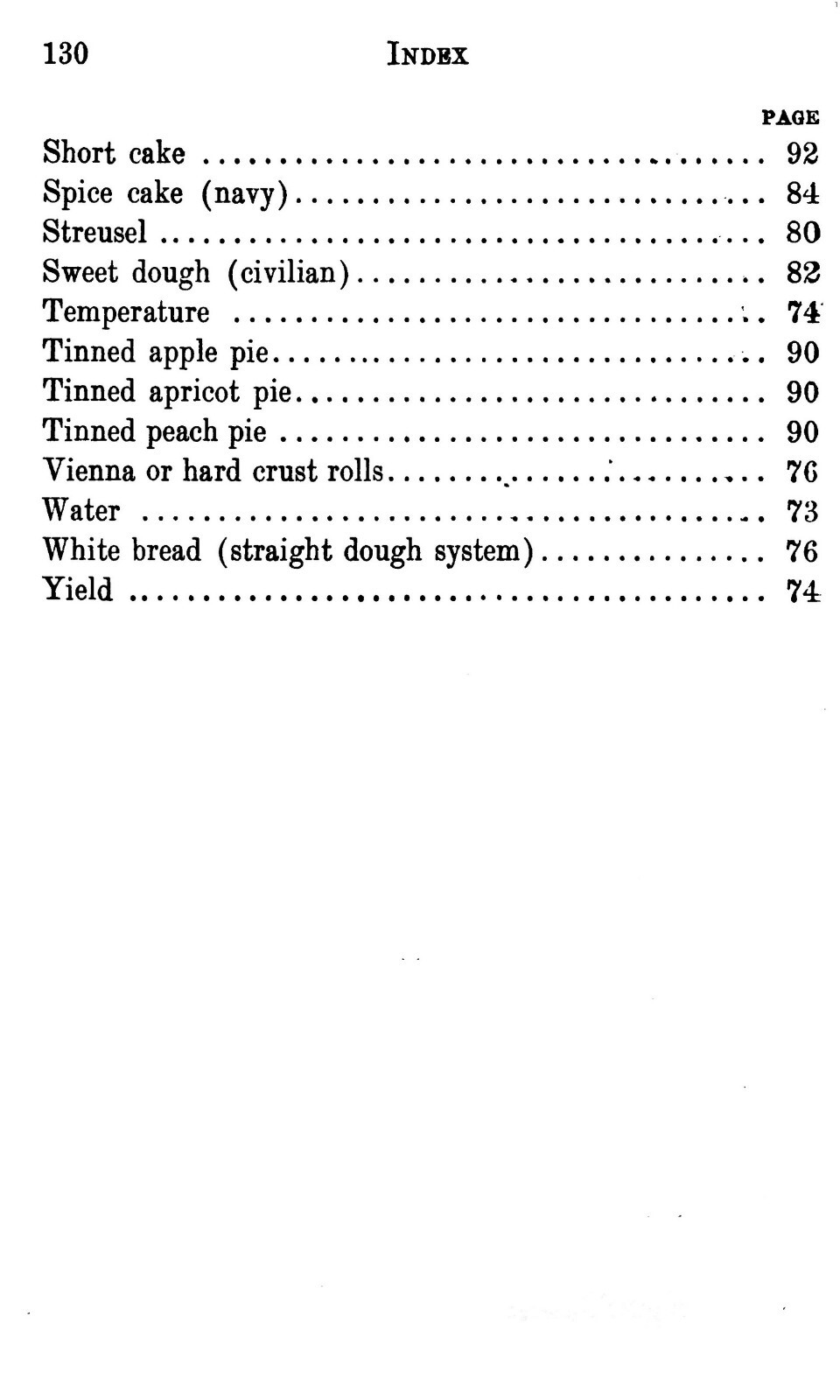 1920 U.S. Navy Cook Book 129 Pages