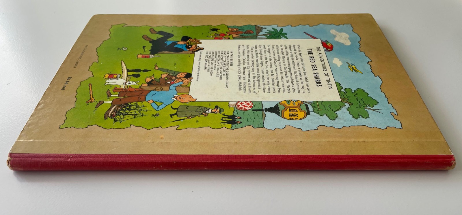 Tintin UK First Edition – The Red Sea Sharks – Hardcover 1960 Methuen Herge