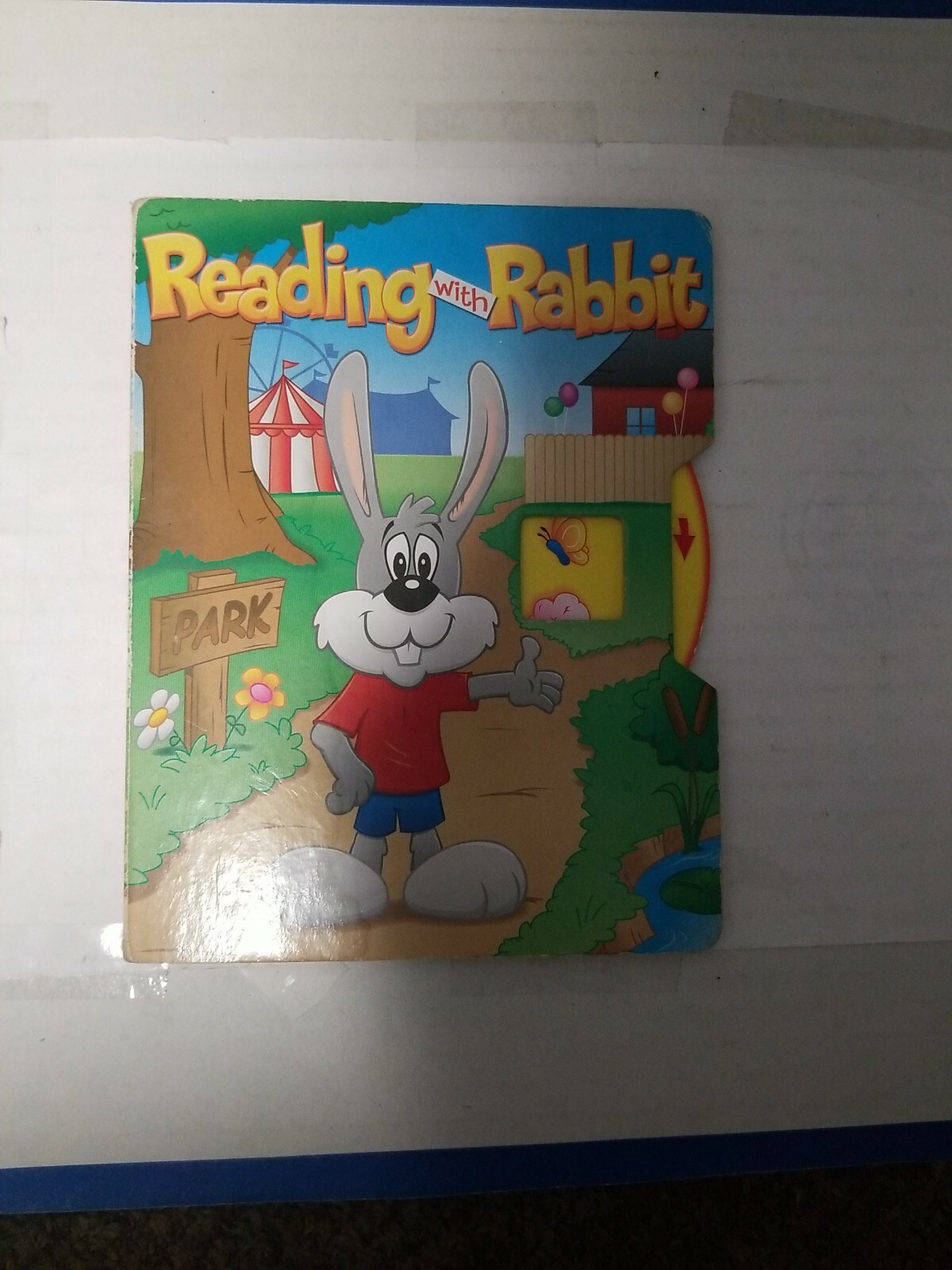 Reading with Rabbit; Interactive Spinner (rare) learning words interesting way