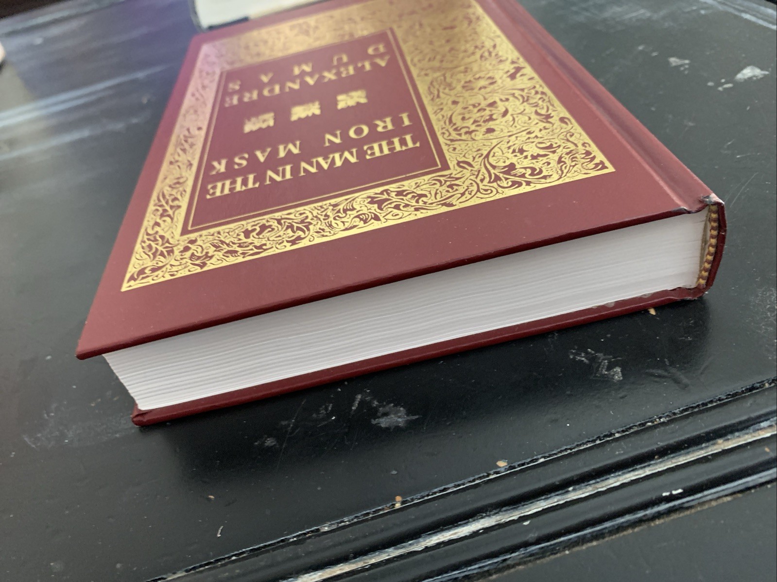 Man in the Iron Mask by Alexandre Dumas Trident Gild Leather Bound Hardcover