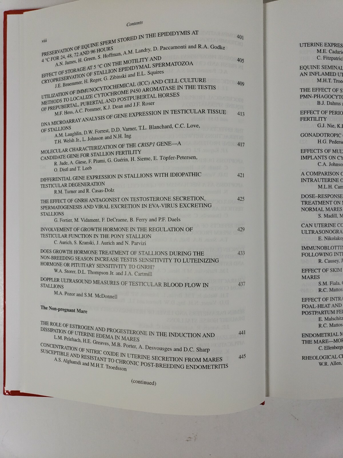 Equine Reproduction VIII Margaret J. Evans (Editor) 8th International Symposium