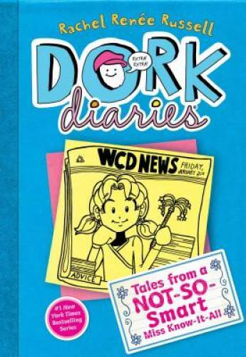 Dork Diaries 5: Tales from a Not-So-Smart Miss Know-It-All – Hardcover – GOOD