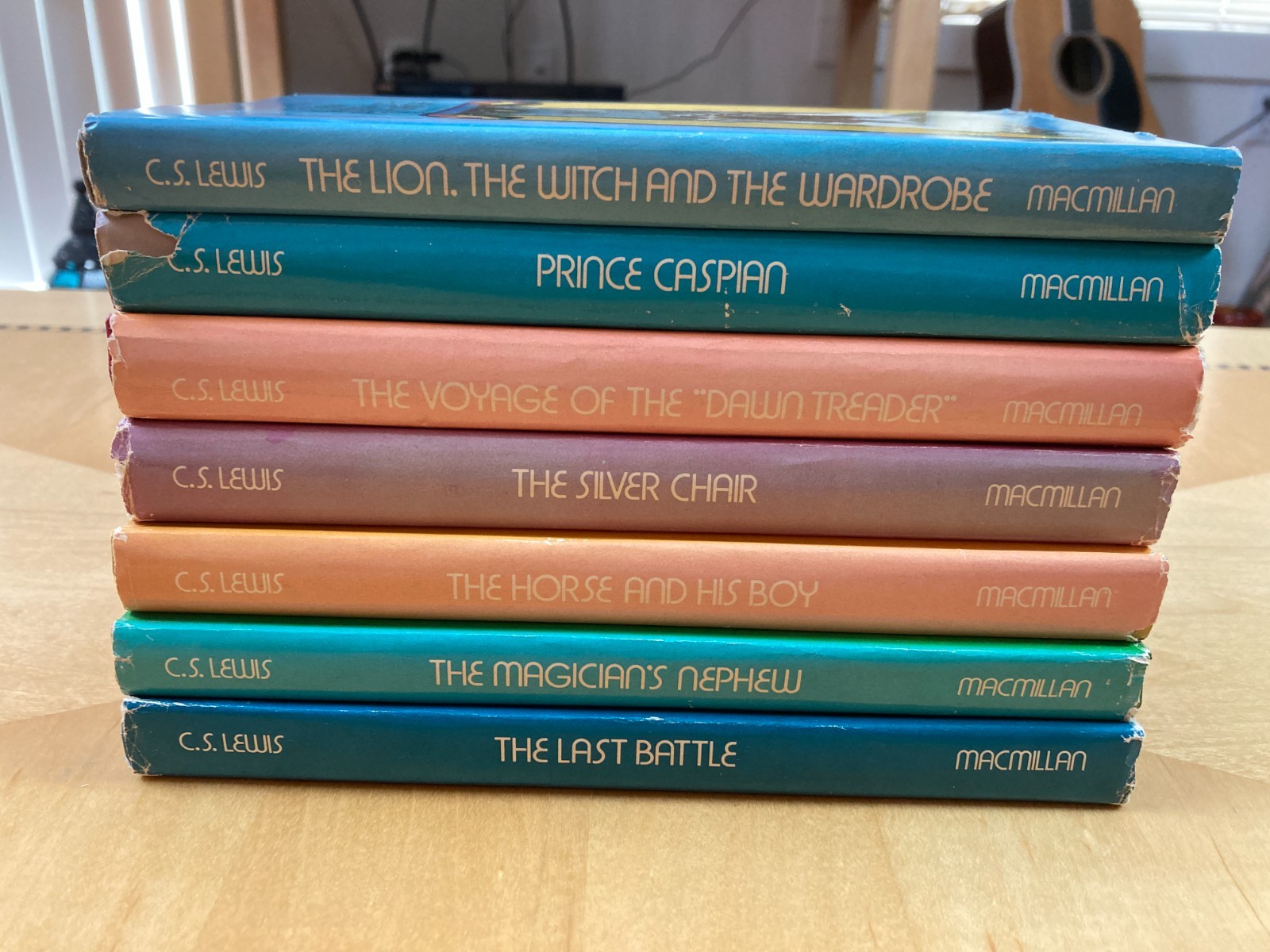 The Chronicles of Narnia – 7 Volume HB Set – C.S. Lewis – Book Club Editions