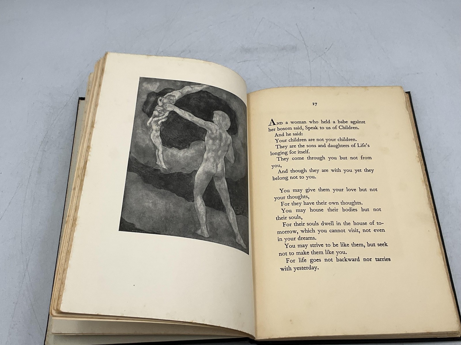 THE PROPHET Kahlil Gibran 1925 Hardcover Alfred A. Knopf Borzoi