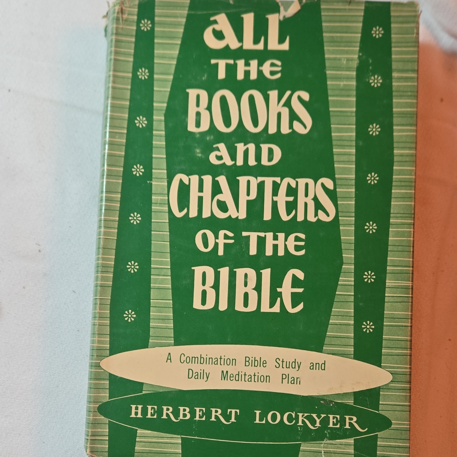 Zondervan All the Books and Chapters of the Bible HC Herbert Lockyer 1966