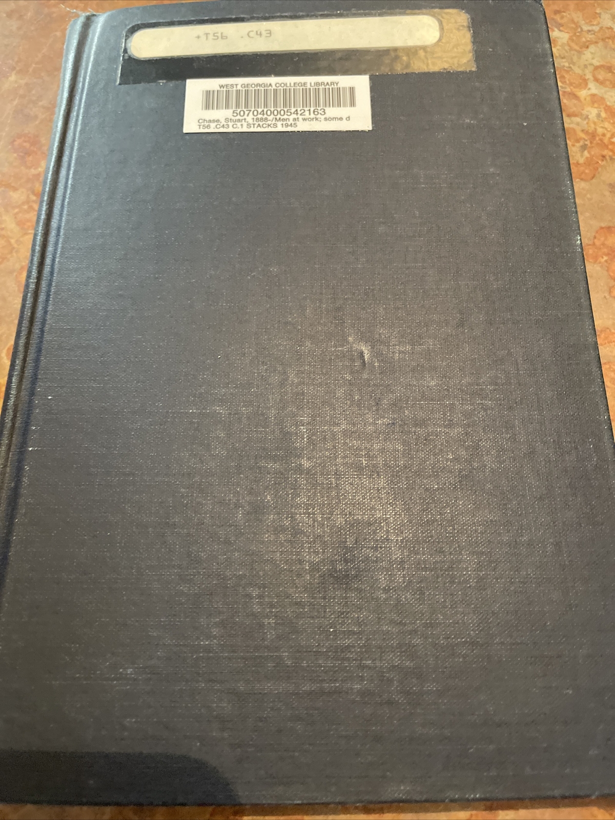 Men At Work Some Democratic Methods For the Power Age Stuart Chase 1945