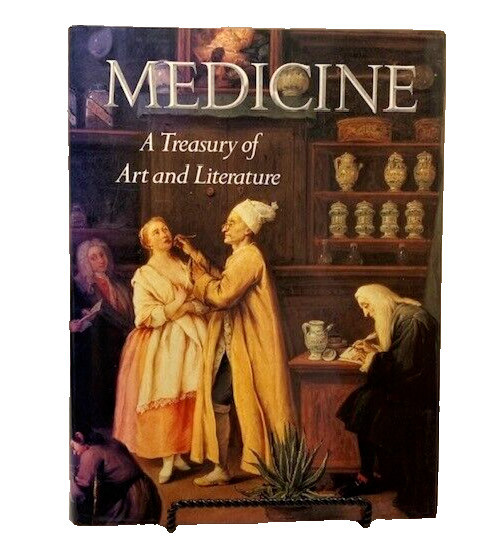 Art Literature Book Large Decor Illustrated Beaux Arts VTG Medicine Treasury MCM