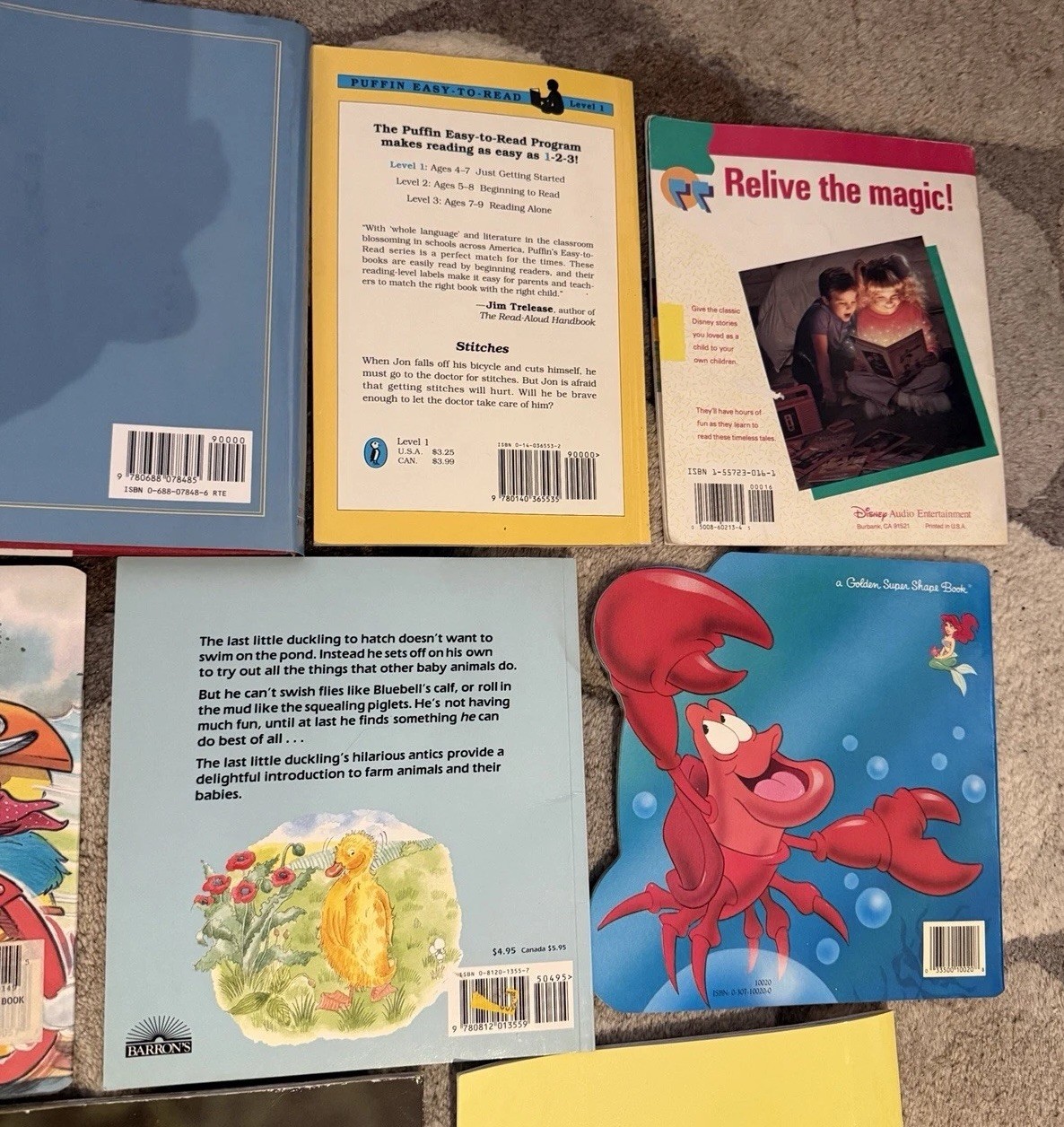 Lot 12 Childrens Story Books Disney Sesame Street Golden Dorothy Oz Harry Potter