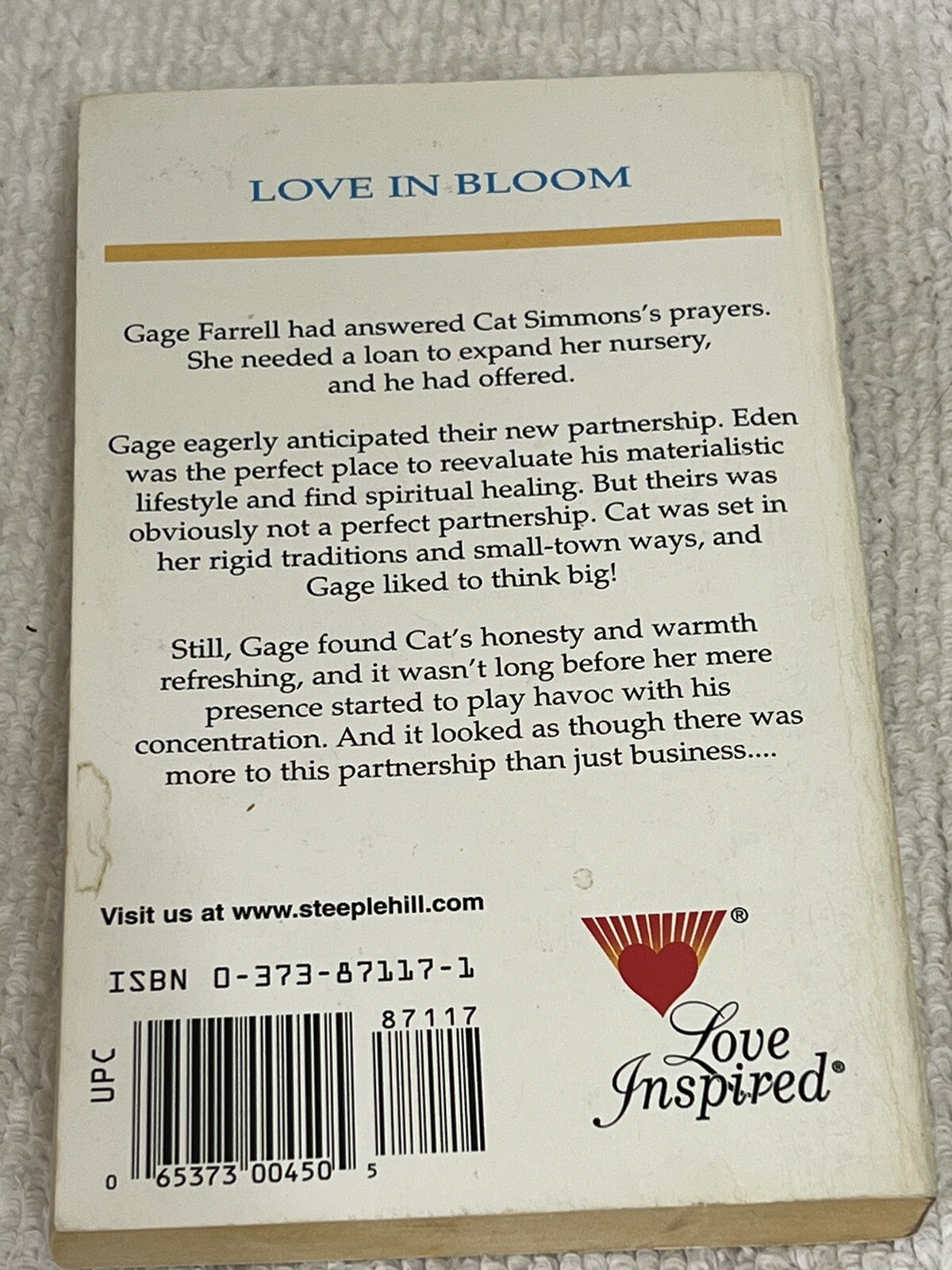 Steeple Hill Love Inspired Series Lot 4 Paperback Books