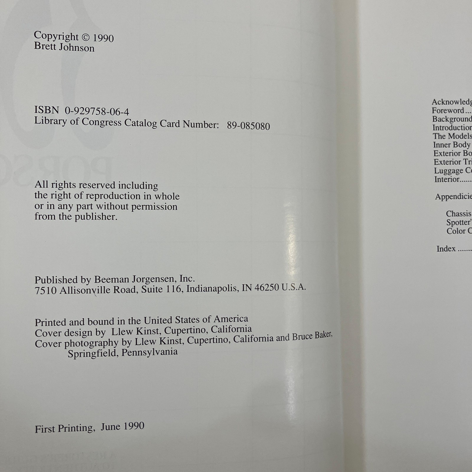 The 356 Porsche Restorers Guide to Authenticity by Johnson 1st Print 1990 HCDJ