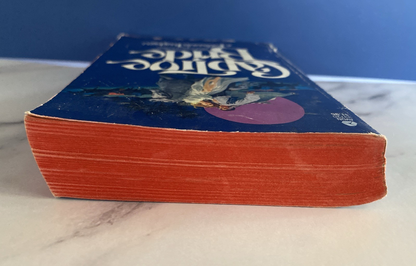Captive Bride 1977 Johanna Lindsey Vintage Blue Cover First Avon Printing