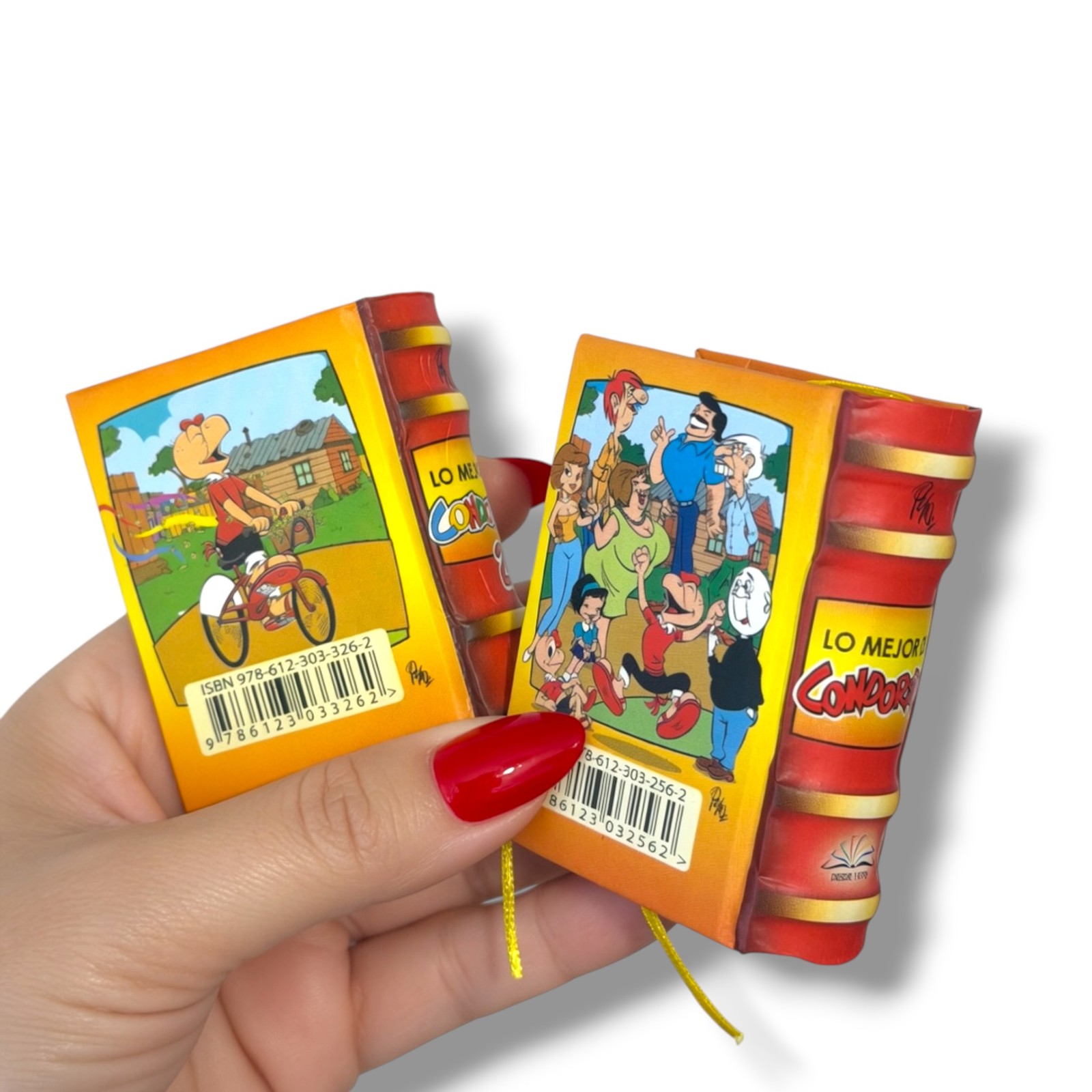 new Condorito 2-Vol set w/ stand mini book hardcover 430pgs illustrated color