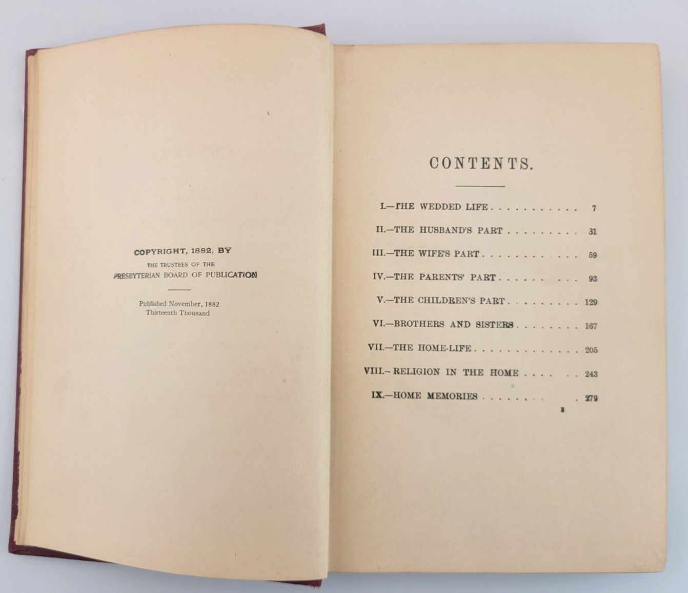 Antique 1921 Home Making J R Miller DD Hardcover Book Christian Family Vintage