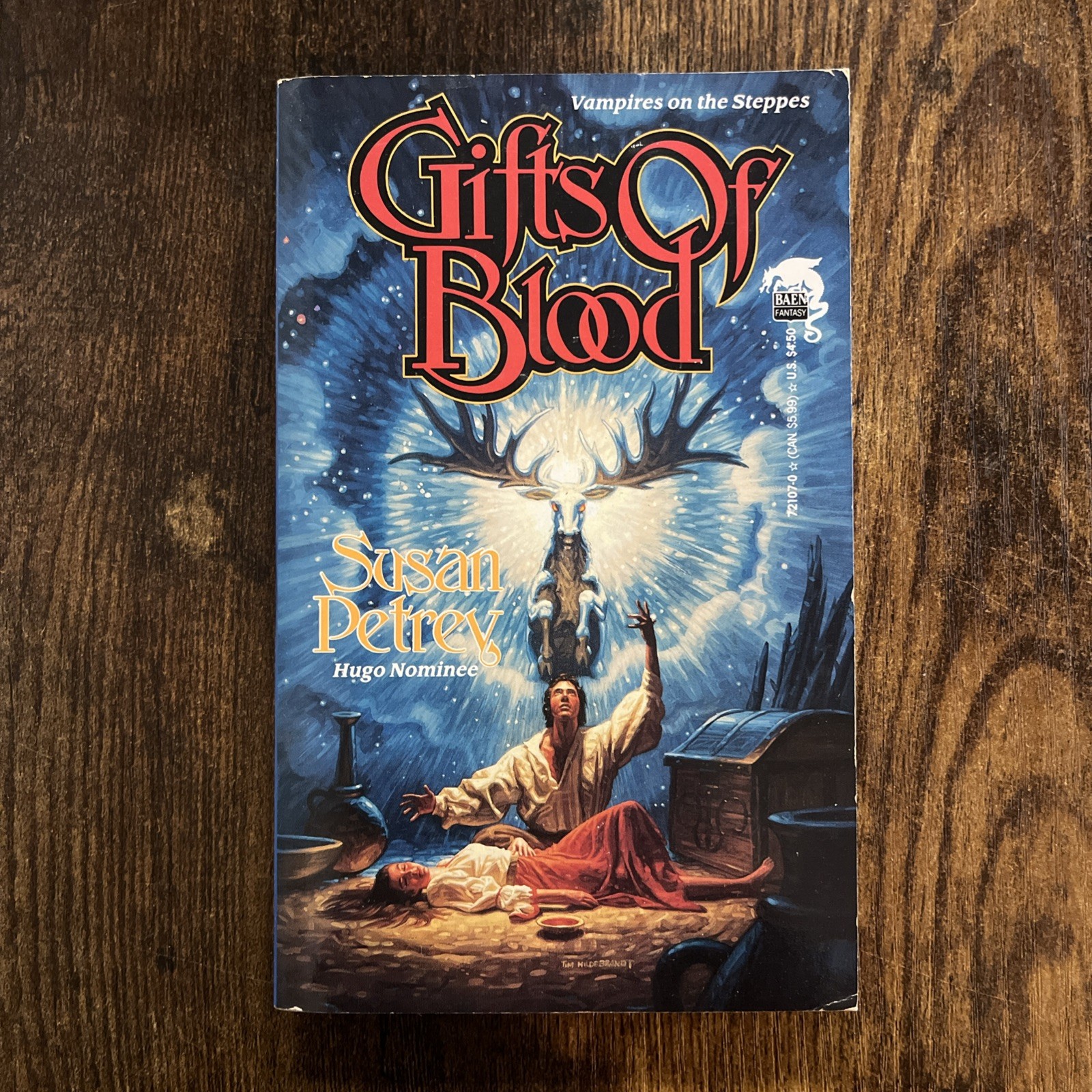 Gifts of Blood by Susan Petrey 1992 Baen Books 1st Printing Fantasy/Horror PB