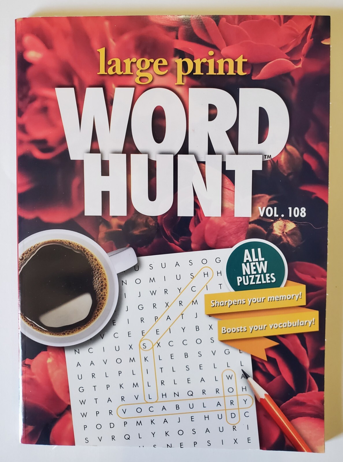 PAPP Large Print Word Hunt Puzzle Books, Largest Selection of Volumes, You Pick!