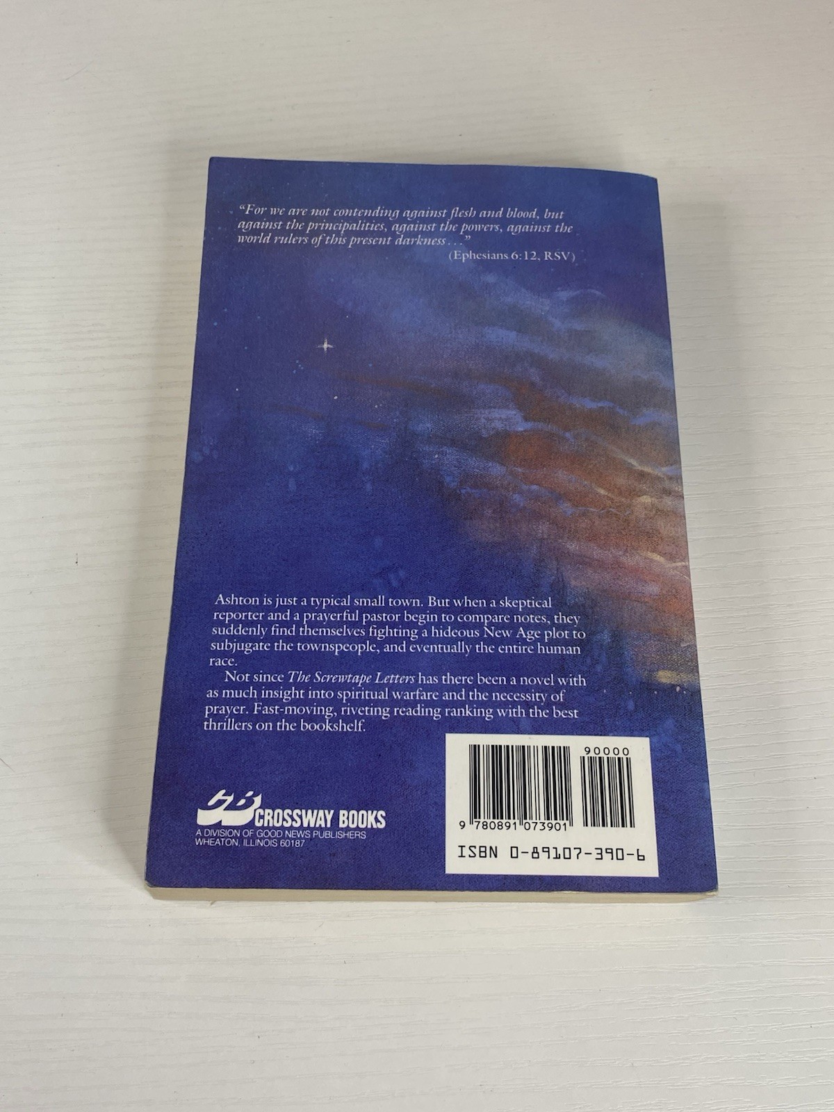 This Present Darkness by Frank E. Peretti Vintage 1986 First Printing Paperback