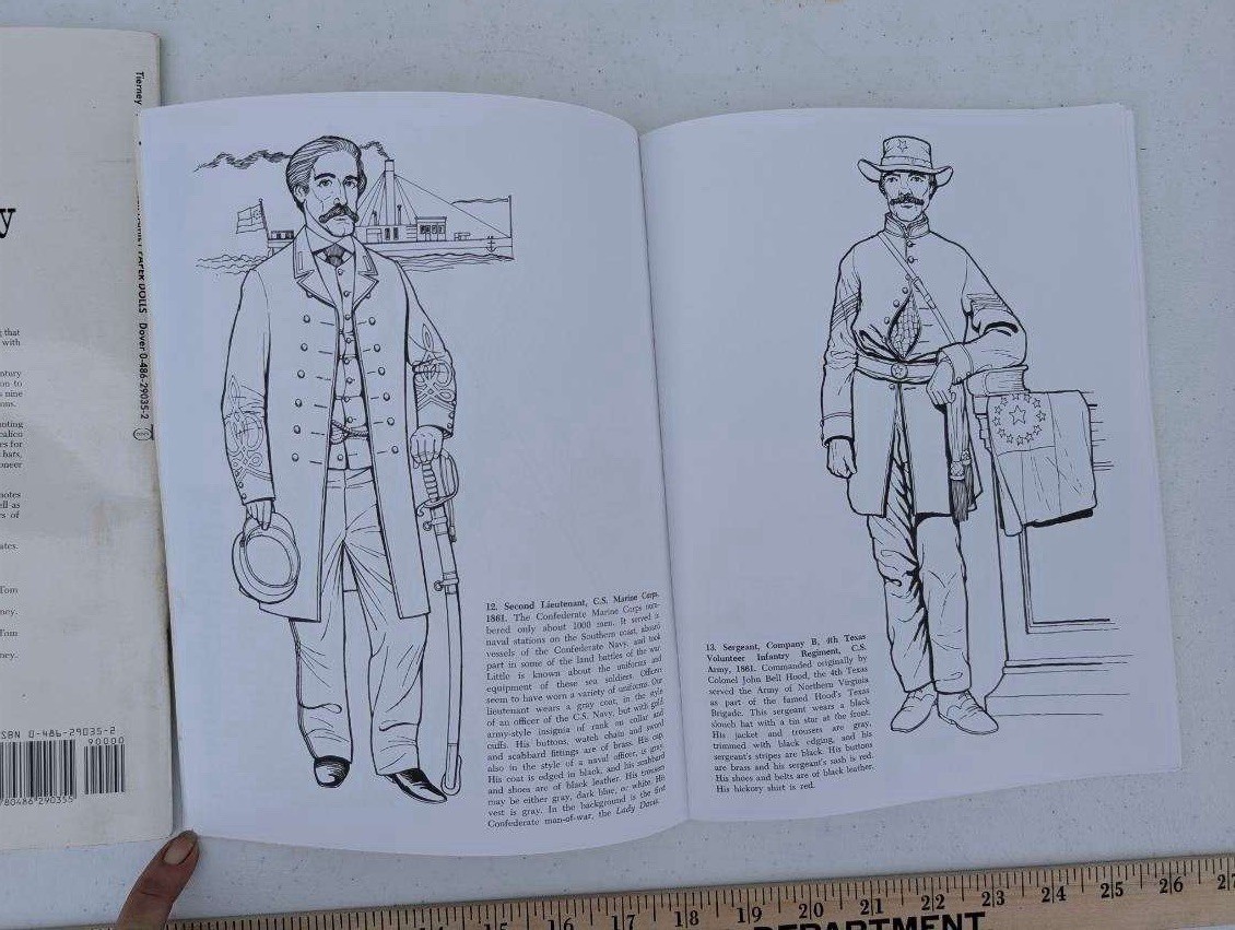 American Pioneer Family Paper Dolls Civil War Uniforms (Dover Paper Dolls)