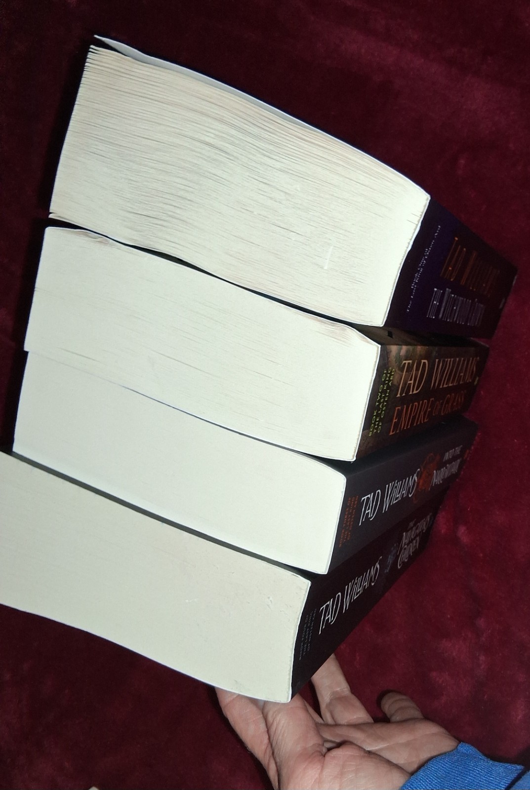 Last King of Osten Ard books LOT Tad Williams (author Memory Sorrow Thorn) PB