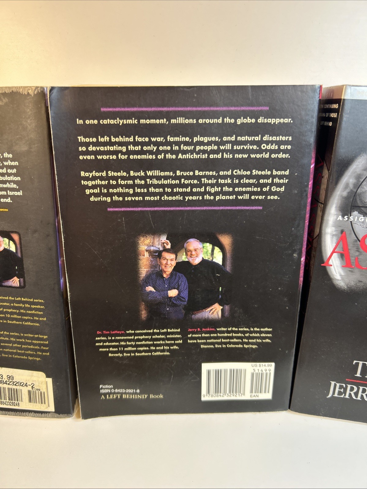 Left Behind, Armageddon Apollyon Soft Lot 7 Books By Tim Lahaye/Jerry B. Jenkins