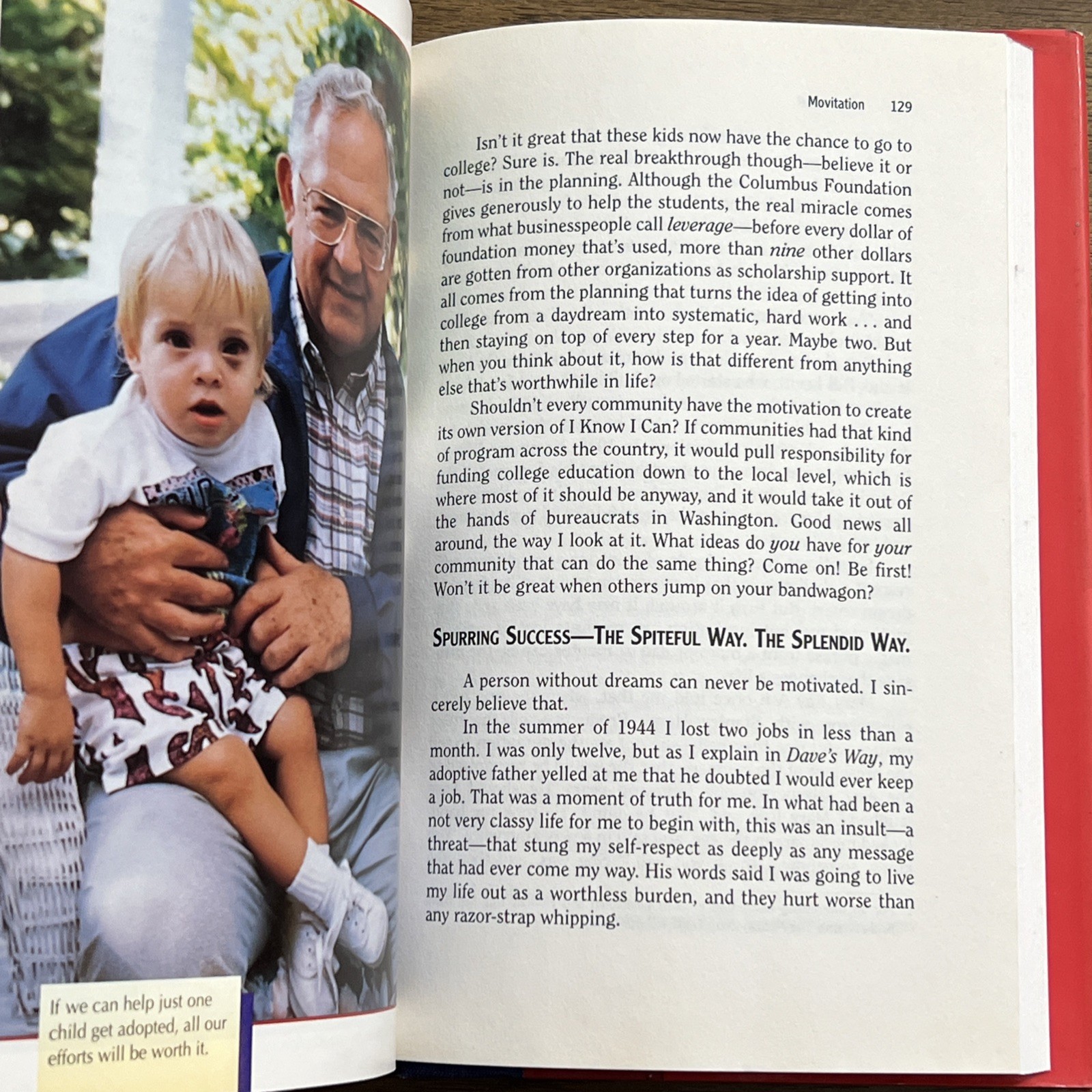 SIGNED Well Done! by Dave Thomas Founder Of Wendy’s International 1994 1st HCDJ