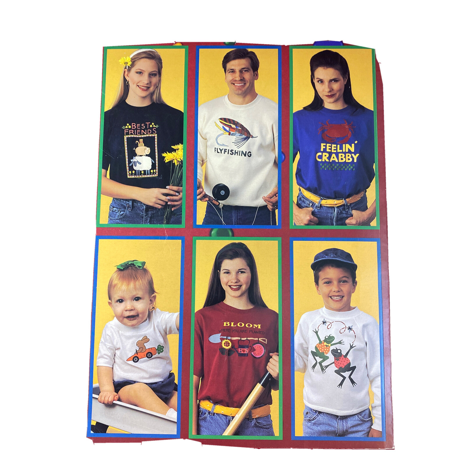 Vintage 1995 Leisure Arts Creative Iron-On Transfers 100s of Designs Crafts