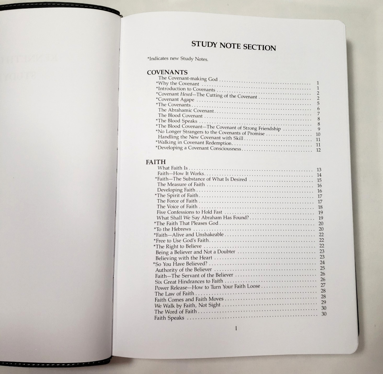Kenneth Copeland Personal Notes New Testament KJV Study Bible Center Column