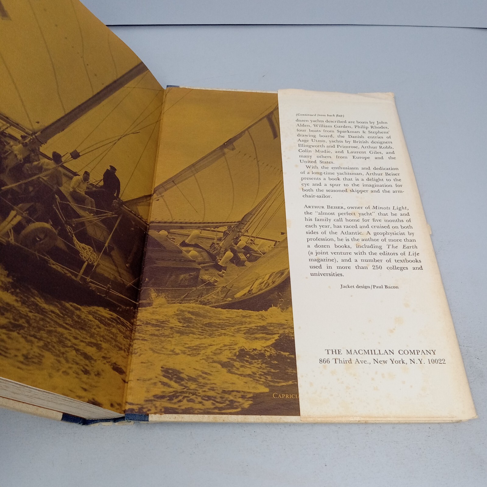 The Proper Yacht: 1970 Macmillan Company Hardcover by Arthur Beiser