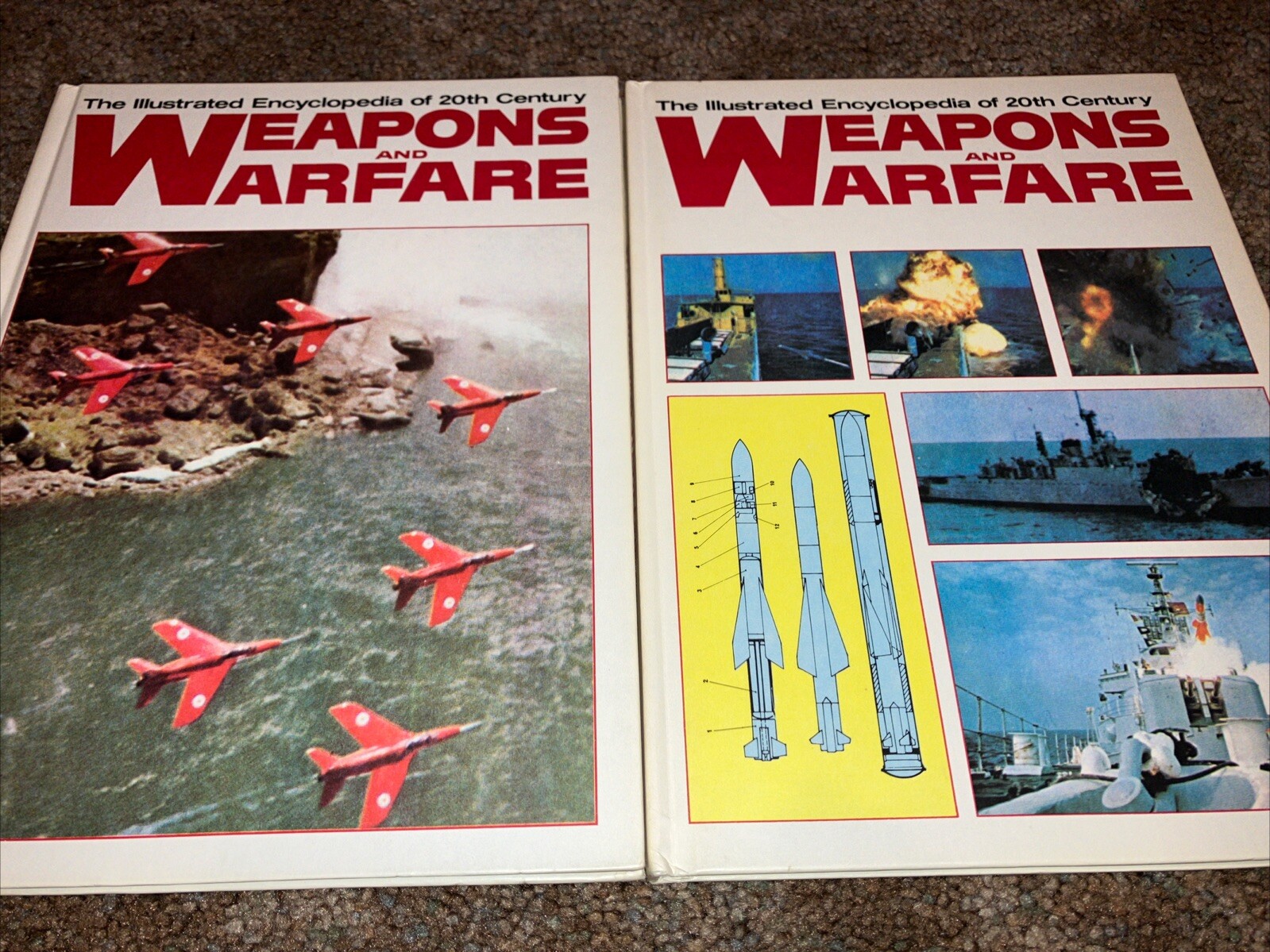 Weapons And Warfare Encyclopedia of 20th Century Hardcover CHOOSE your Volume