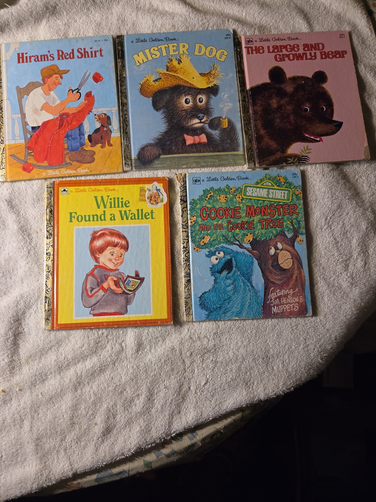 Little Golden Books Lot of 4 Hardcover Vintage 1976-1980