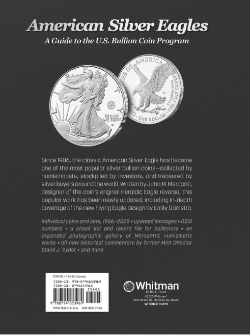 NEW – American Silver Eagles: 6×9 Hardcover 5th Edition