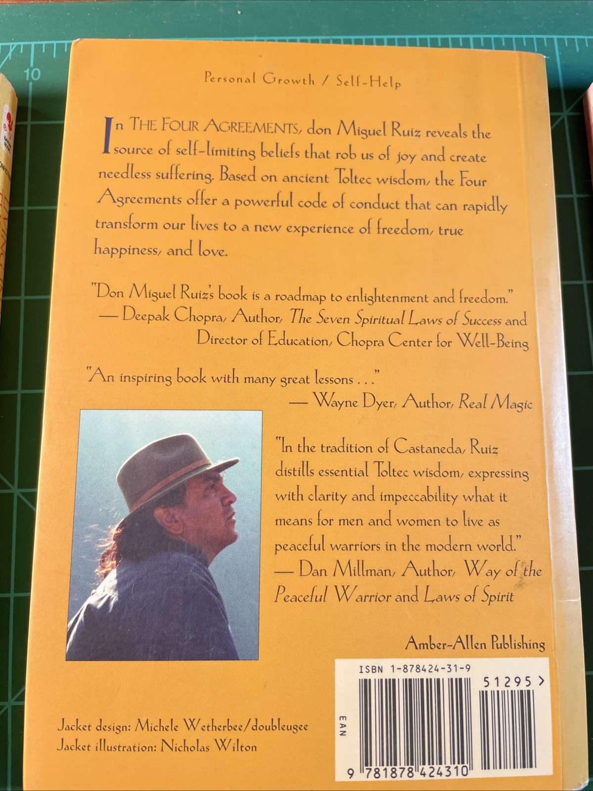 New Age Book Lot (6) – Don Miguel Ruiz Shakti Gawain Dr Joshua David Stone