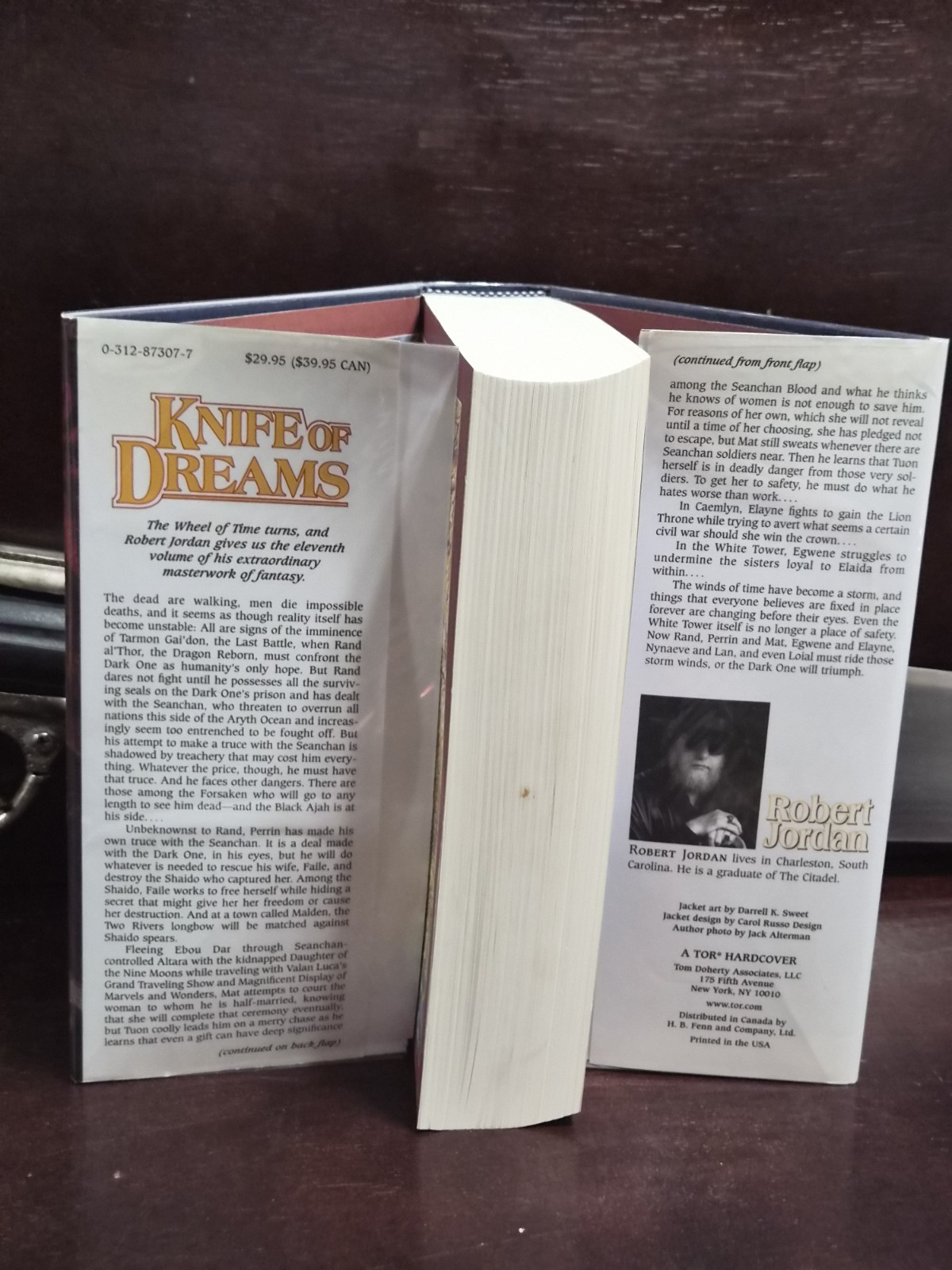Robert Jordan Wheel Of Time Winter Crossroads Knife 1st 1st 2000-05 VG HCDDJ LN