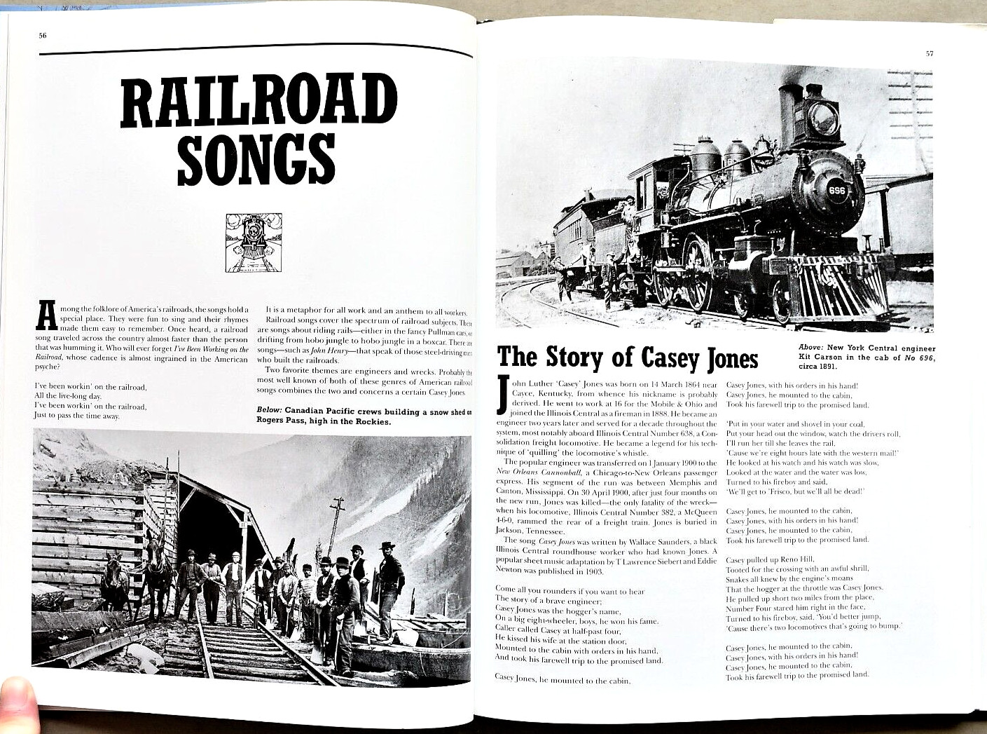 THE ROMANCE & FOLKLORE OF NORTH AMERICA’S RAILROADS ~ HARDBACK BOOK ~ 176 PAGES
