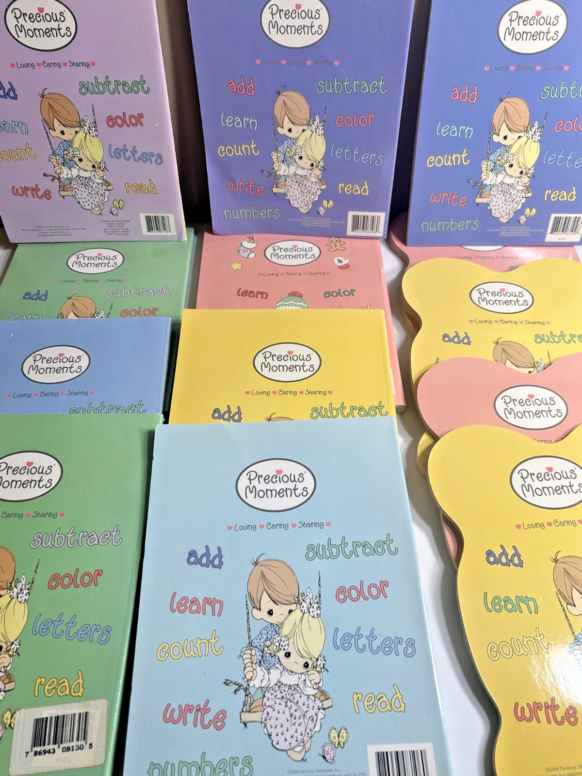 NEW Vintage Lot of 17 Precious Moments Coloring Activity Books Book UNUSED ++