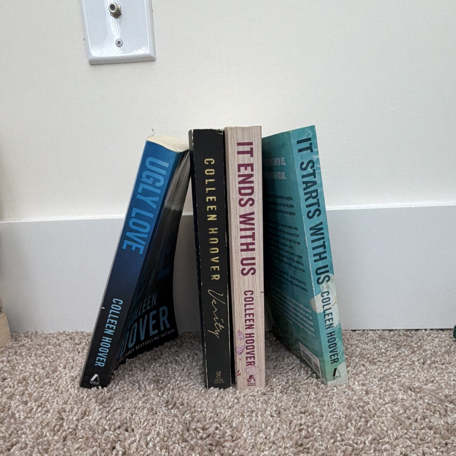 Colleen Hoover Paperback Lot – Ugly Love, Verity, It Starts/Ends With Us