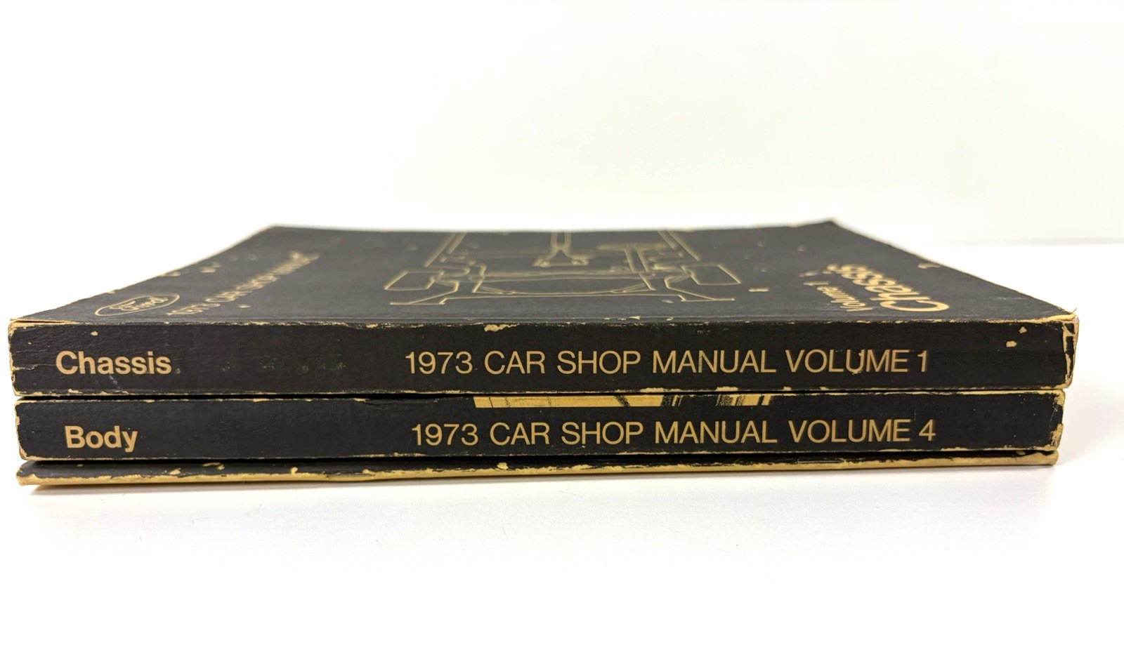 1973 Ford Factory Car Shop Repair Service Manual Volume 1 4 and 5