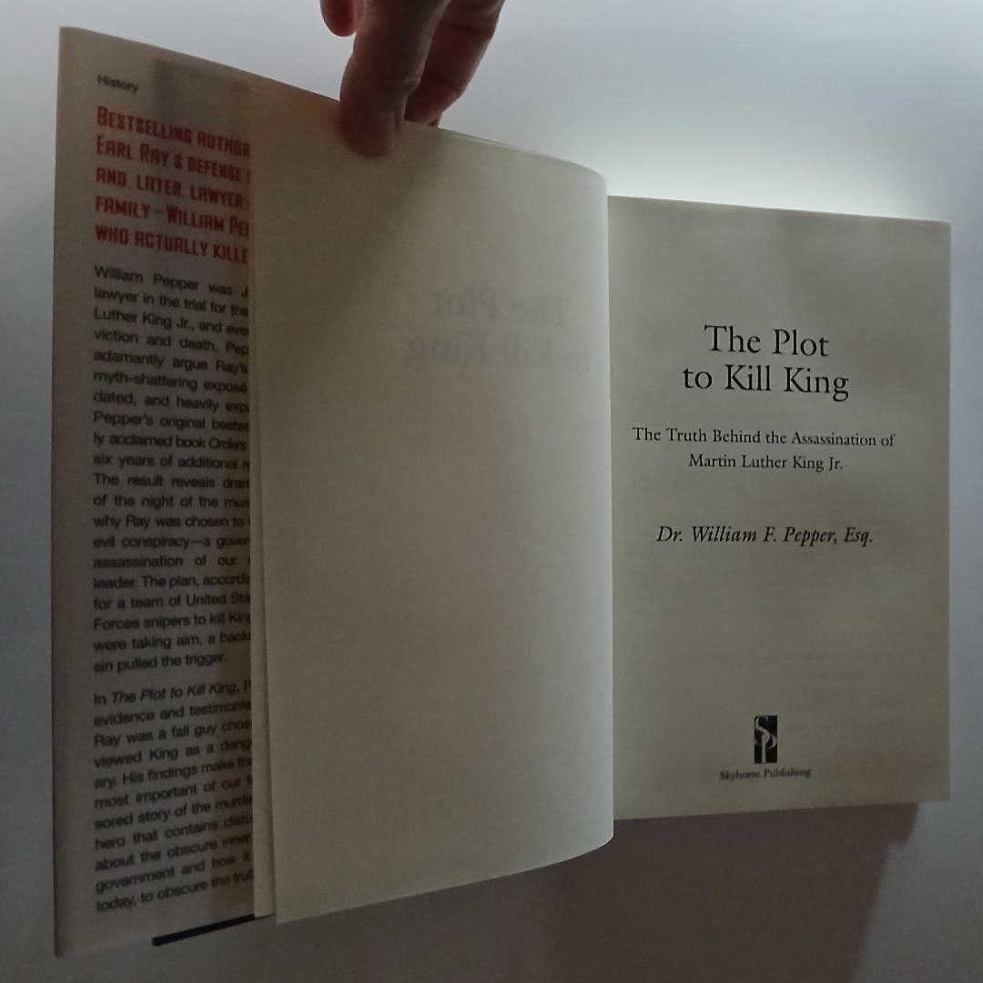 Plot to Kill King: The Truth Behind the Assassination of Martin Luther King Jr