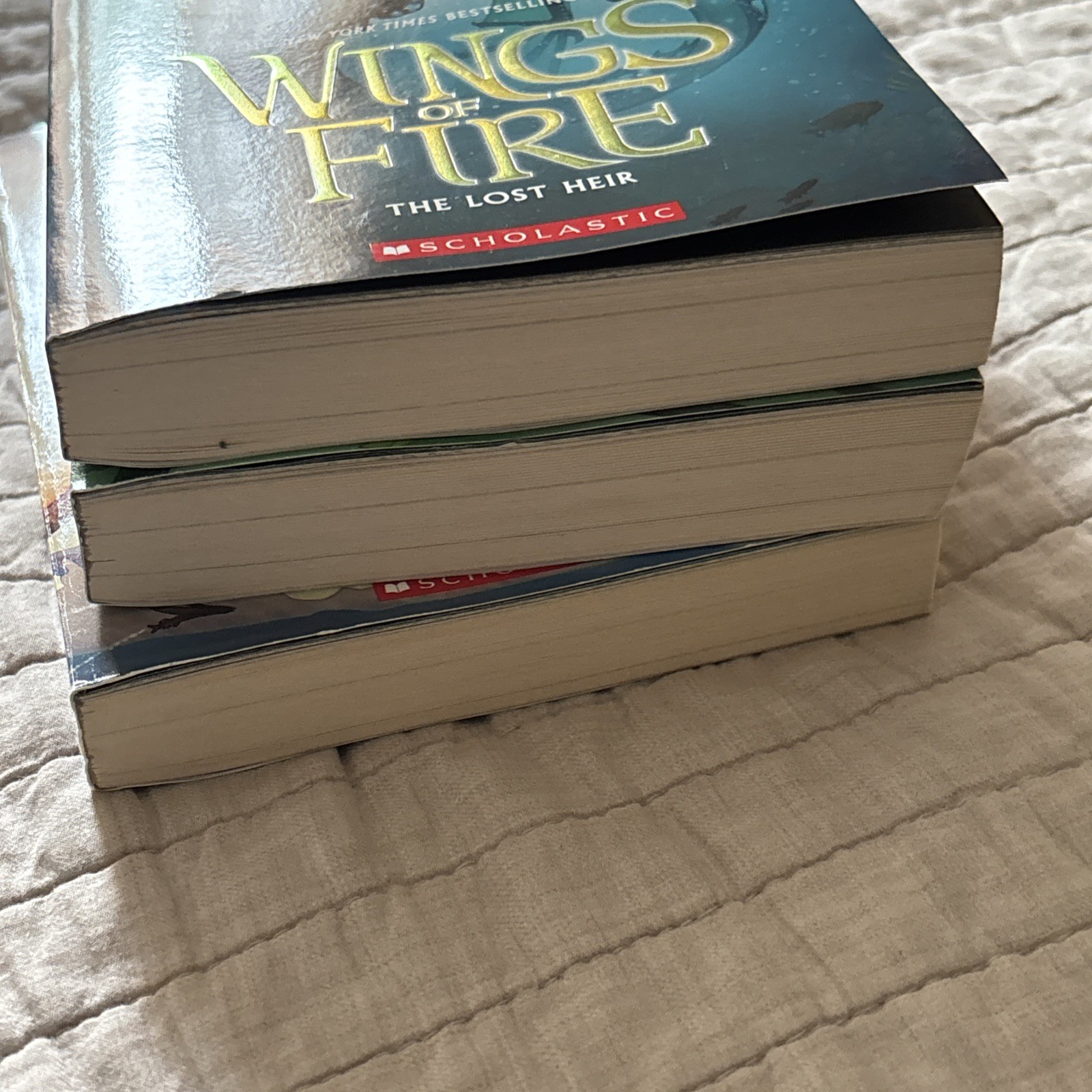 Lot of 3 Wings of Fire Books Tui T. Sutherland Mixed HC/PB Books 1-3