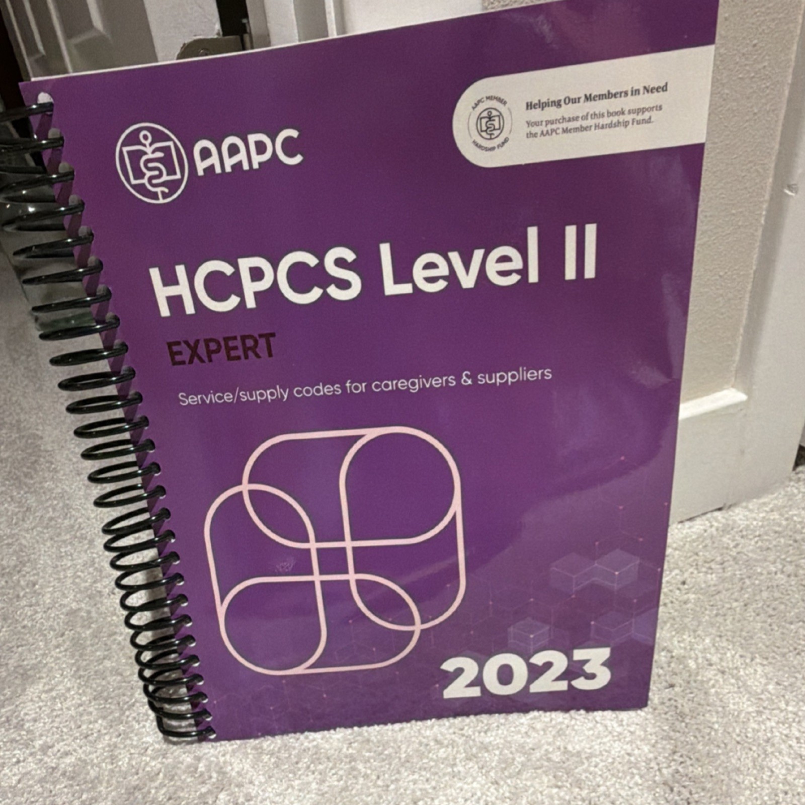 AAPC HCPCS Level II Expert Edition 2023 Spiral Bound Reference Book English