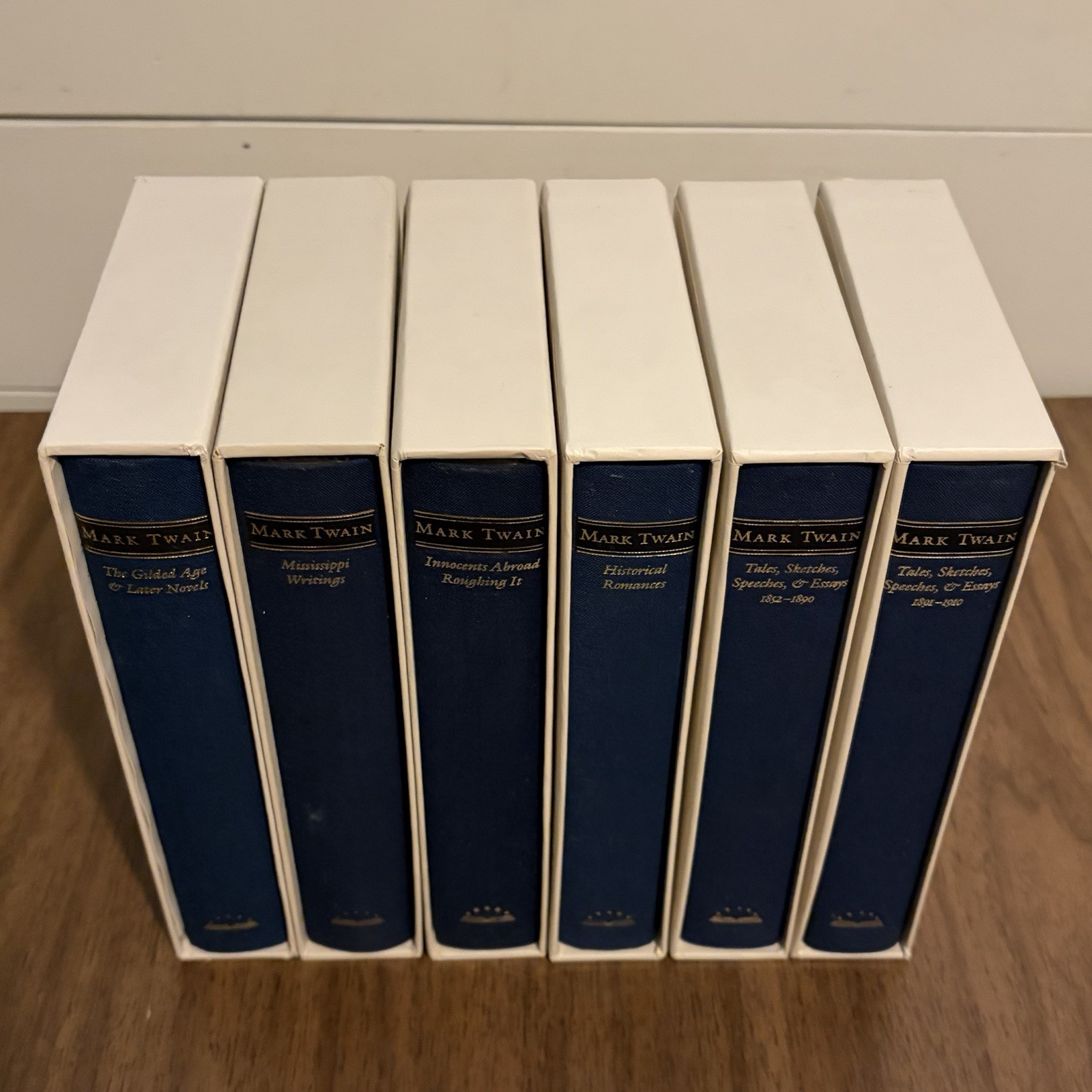 Library of America Mark Twain 6 Vol Set First Printings w/ Slipcases HC LOT