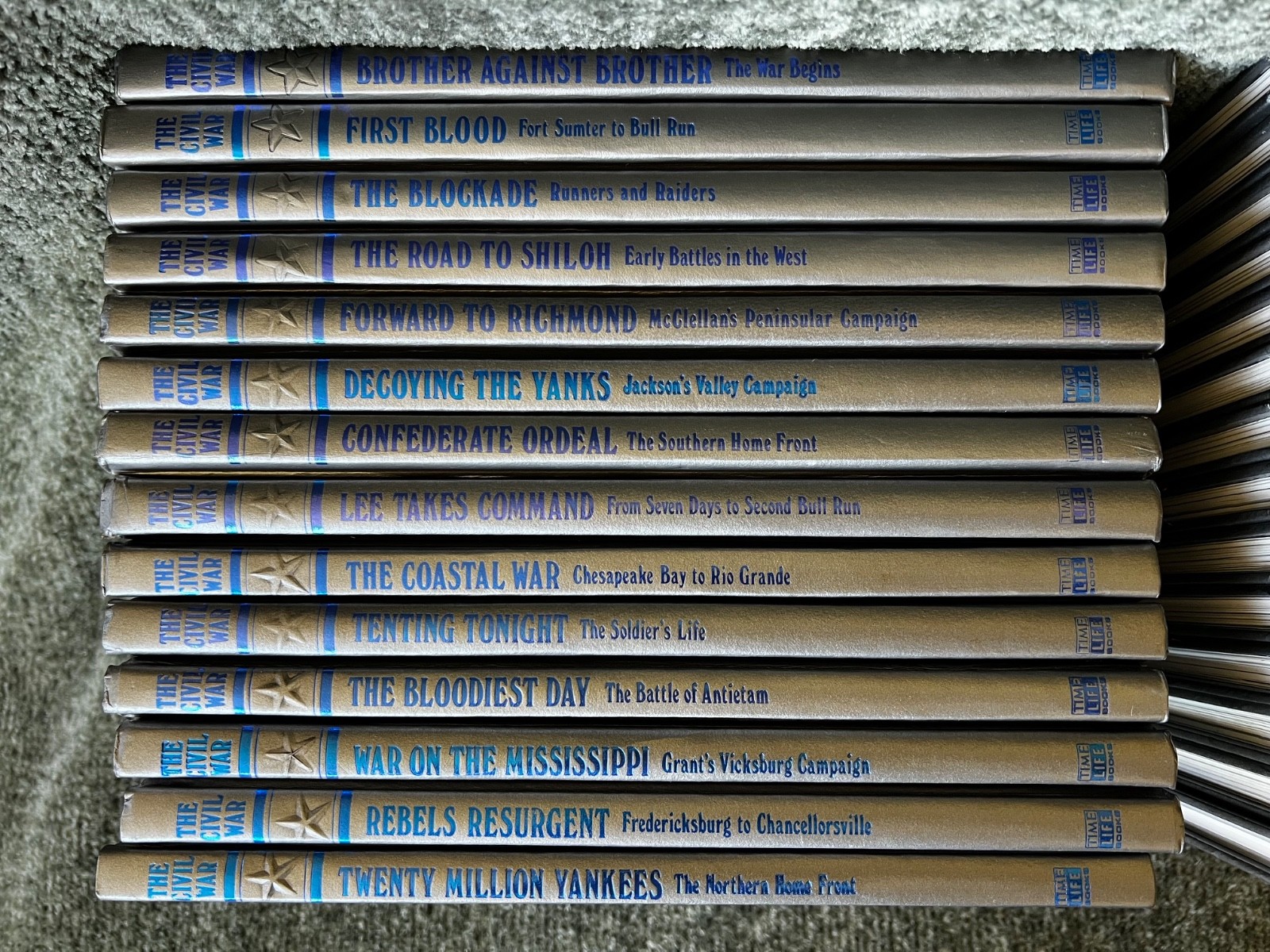 VTG The Civil War Time-Life Books Series Complete Set 28 Vol HB W/ Master Index