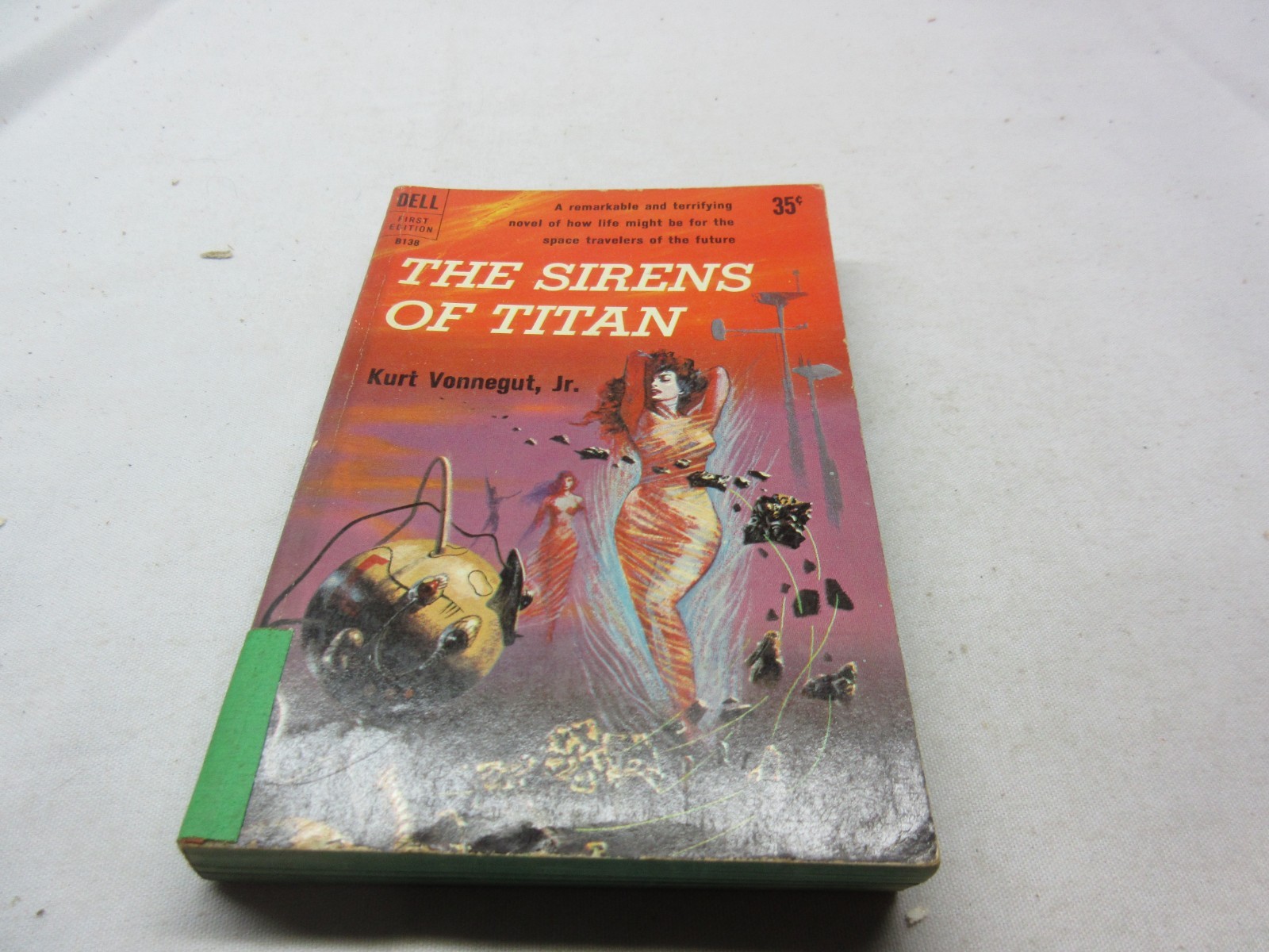 Kurt Vonnegut, Jr. The Sirens of Titan Dell First Edition Printing 1959 Sci Fi G
