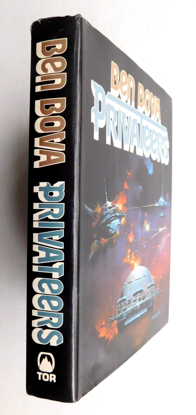 *SIGNED* BEN BOVA 1st ed collectible hardcover w/protector PRIVATEERS 383 pages