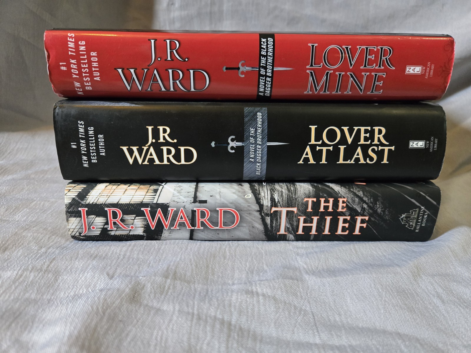 J.R. Ward lot of 3 books Hardcover Black Dagger Brotherhood Series Lover