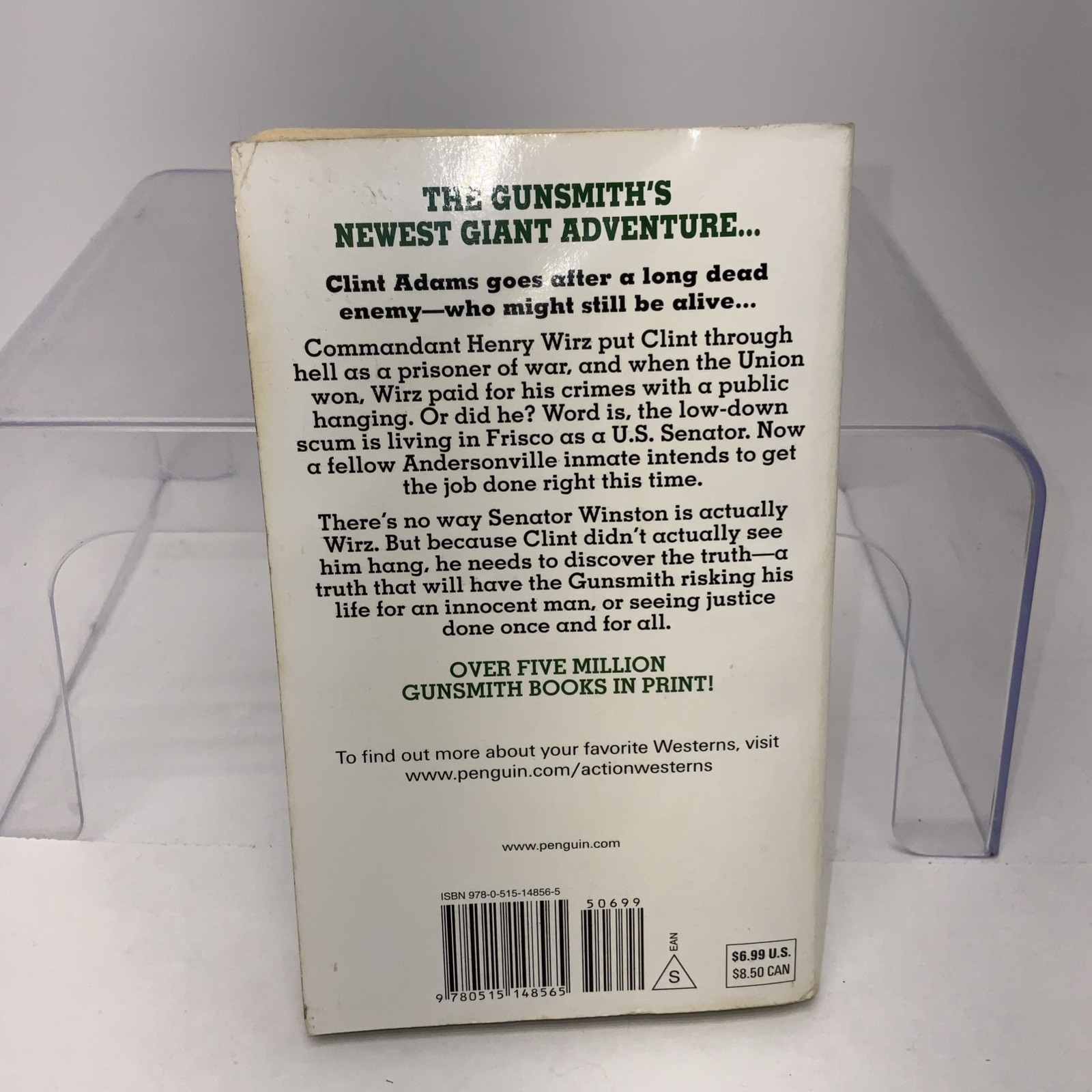 Andersonville Vengeance Paperback J. R. Roberts 1st, 1st, 2010 Jove Western