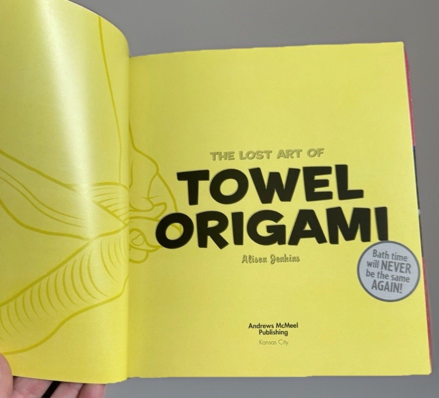 The Lost Art of Towel Origami – Paperback By Jenkins, Alison – GOOD
