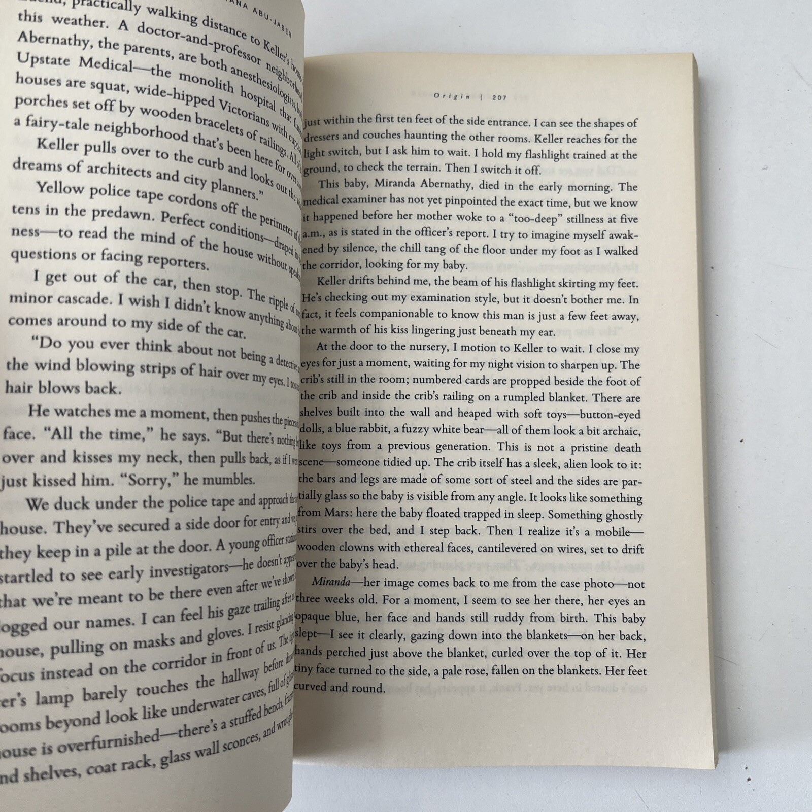 Origin, a novel – Paperback By Abu-Jaber, Diane – 2007