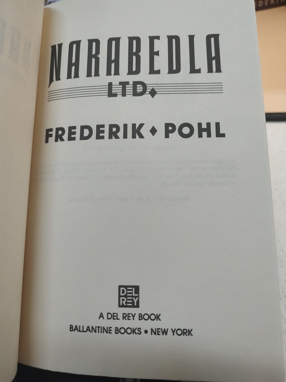 Lot Of 7 Hardcover Science Fiction Frederik Pohl Mixed Titles Free Shipping