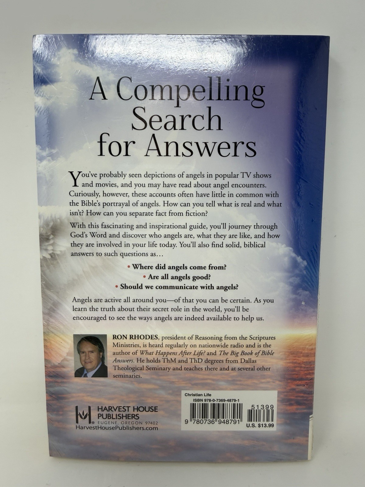 The Secret Life of Angels : Who They Are and How They Help Us by Ron Rhodes NEW!