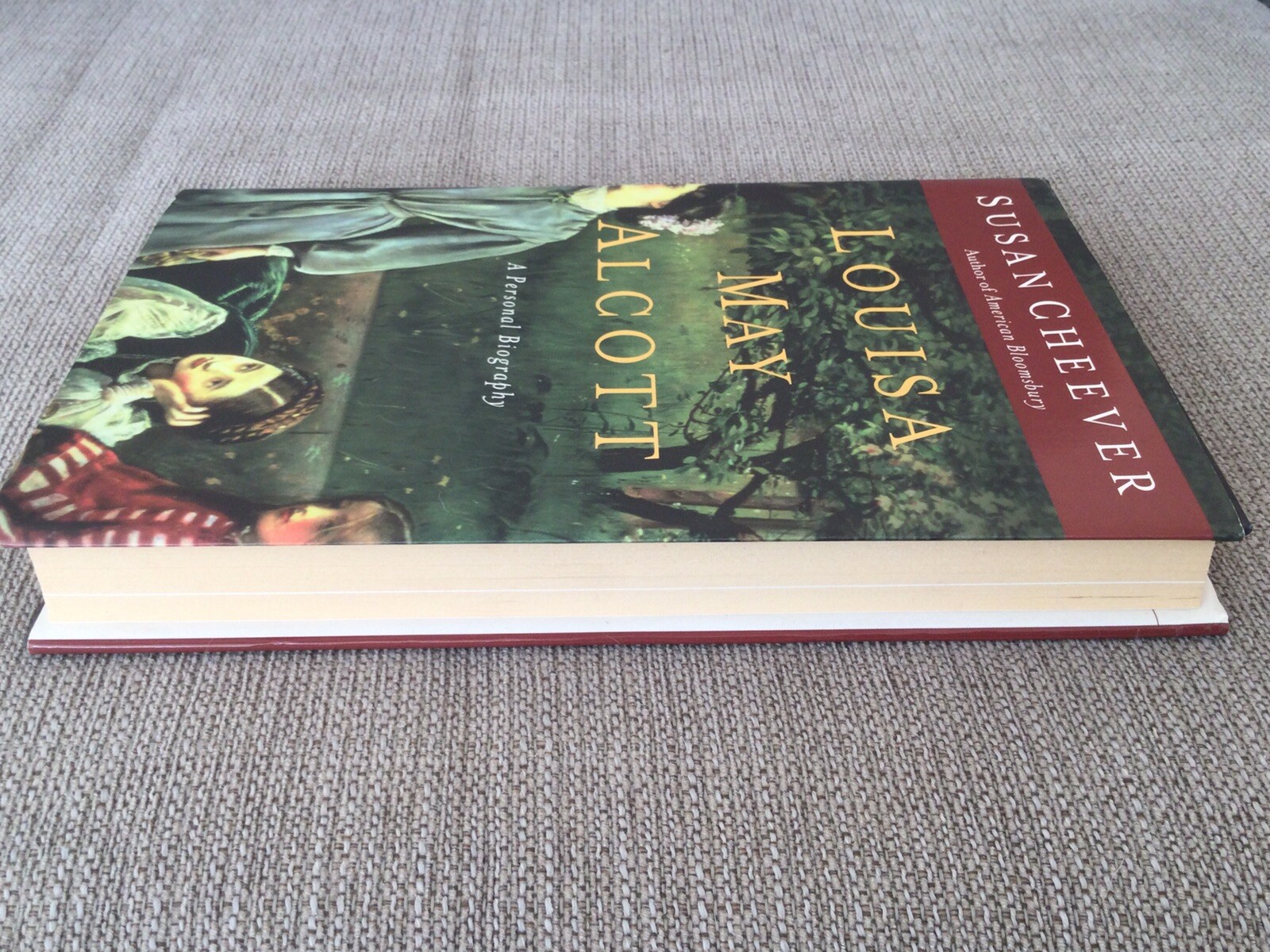 LOUISA MAY ALCOTT by Susan Cheever 2010 1st Ed Hardcover w/Dust Jacket SIGNED